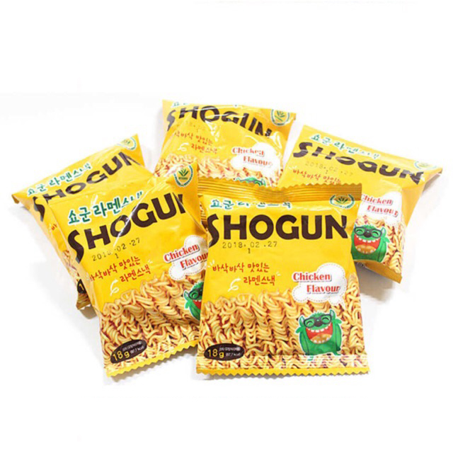 Mỳ Tôm Shogun - Mỳ Trẻ Em Ăn Liền Hàn Quốc Shogun - Gói 18G - foody.taiwan