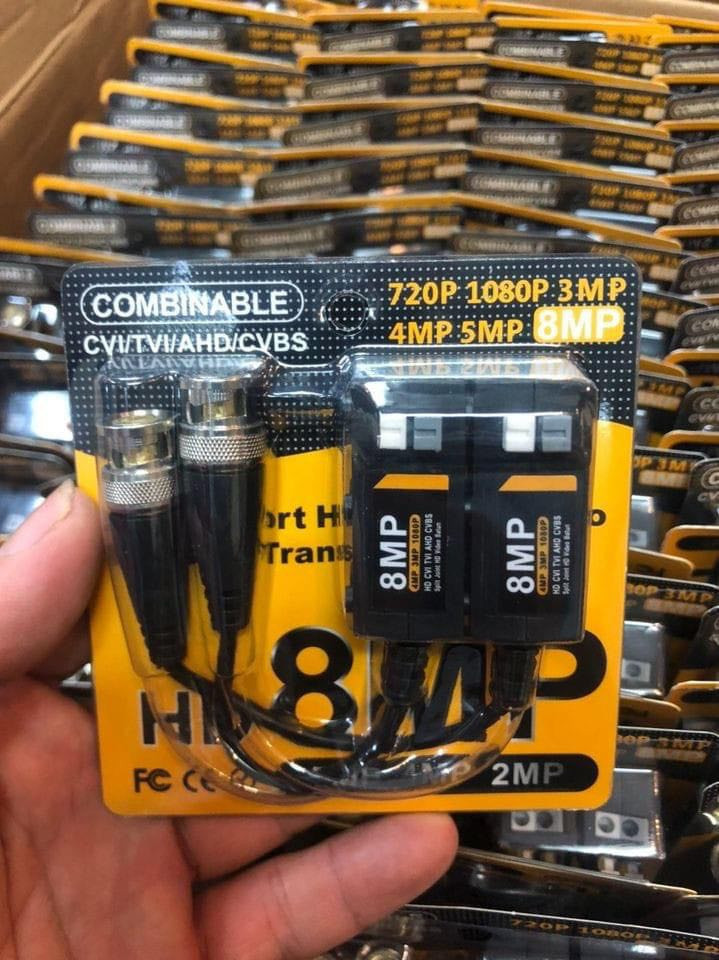 Balun camera 8MP cho CVI/TVI/AHD/Analog - Balun Tín Hiệu .