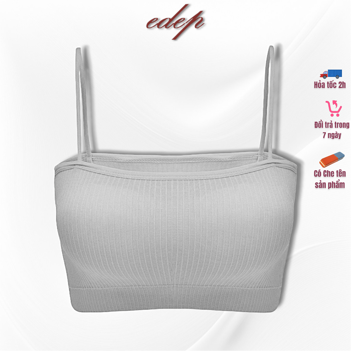Bra Gân Kẻ Tăm Hai Dây Mã 809