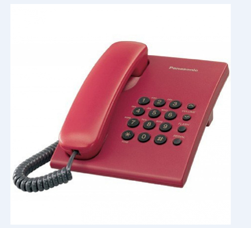Điện thoại bàn Panasonic KX-TS500 (Đỏ) Chính Hãng
