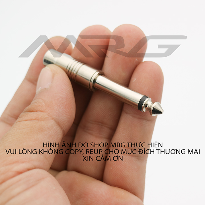(1 cái) Đầu Chuyển Jack 6ly Av Bông Sen Màu Bạc