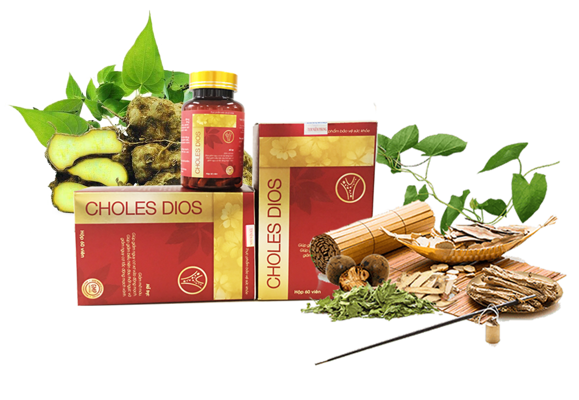 Choles Dios Hỗ Trợ Hạ Mỡ MáuMen Gan Cao
