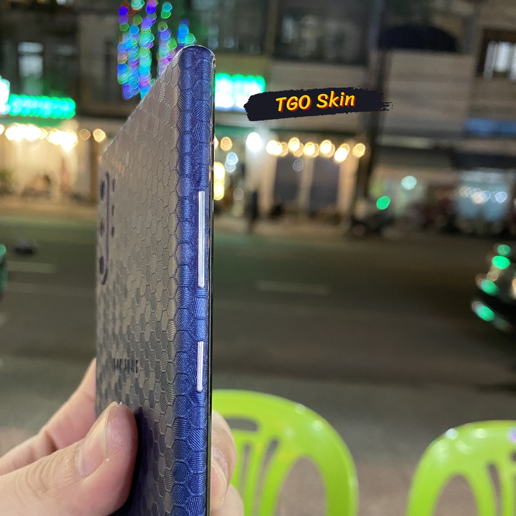 Miếng dán skin Honeycomb Samsung Note 8 / Note 9 / Note 10 / Note 10 Plus / Note 20 / Note 20 Ultra