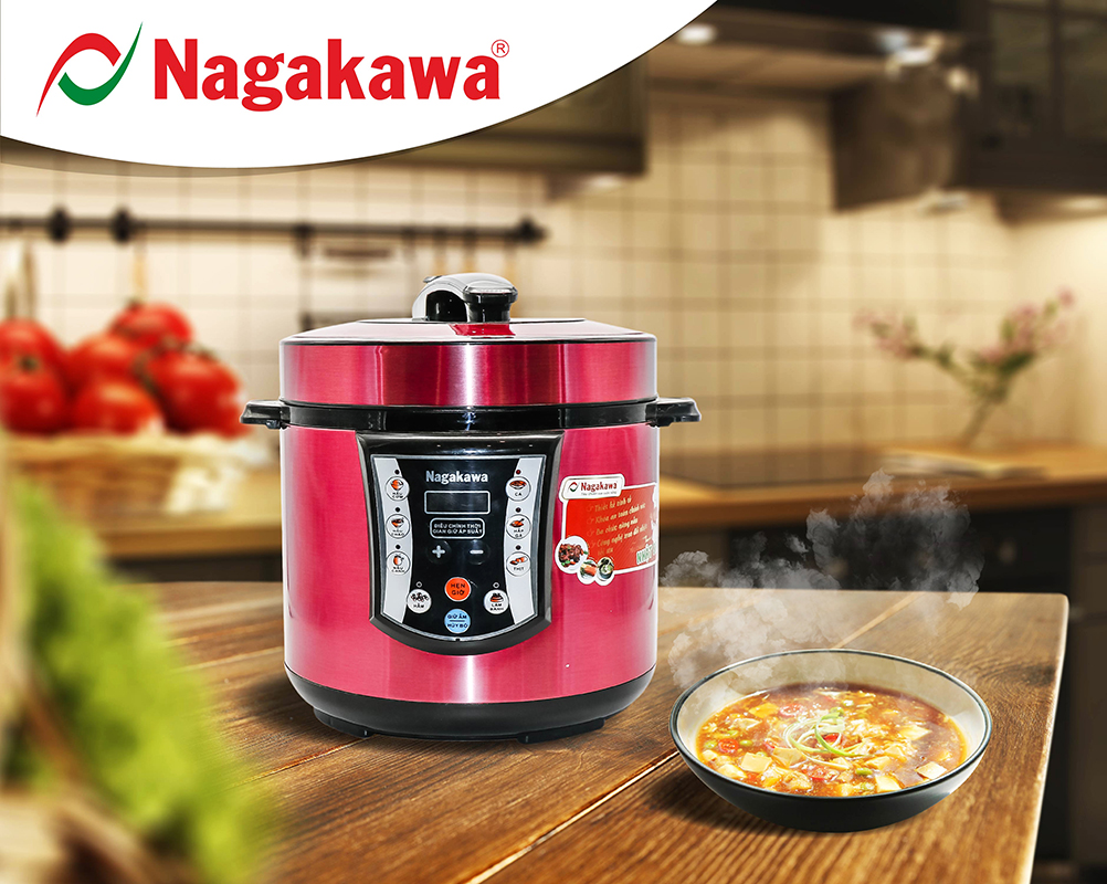 NỒI ÁP SUẤT CAO CẤP NAGAKAWA NAG0202