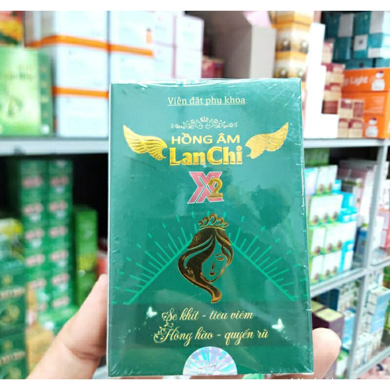 Viên đặt phụ khoa hồng âm Lan Chi X2