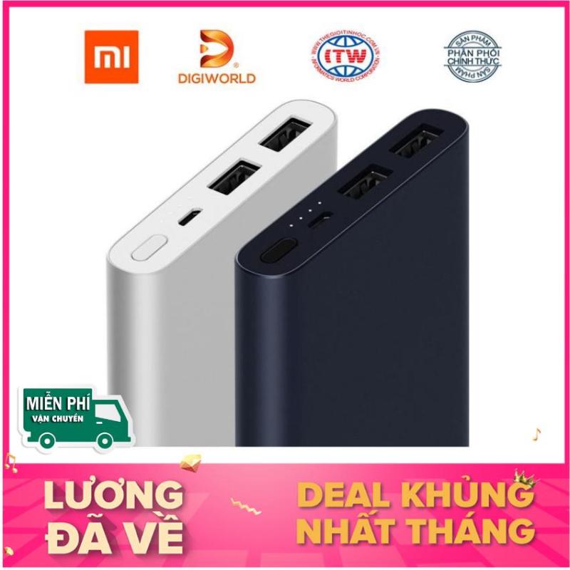 Giá Pin sạc dự phòng Xiaomi 10 000 mAh Gen 2s Quick Charge 3.0 - Tặng kèm tai nghe Bluetooth cao cấp + Bảo hành 12 tháng tại Phụ kiện Khánh Linh