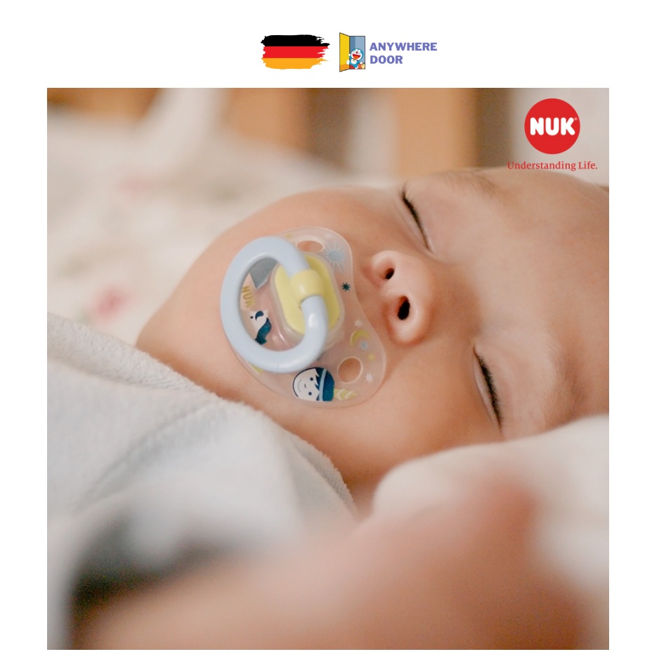 [Sales off] Bộ 2 ti giả NUK Silicone Happydays