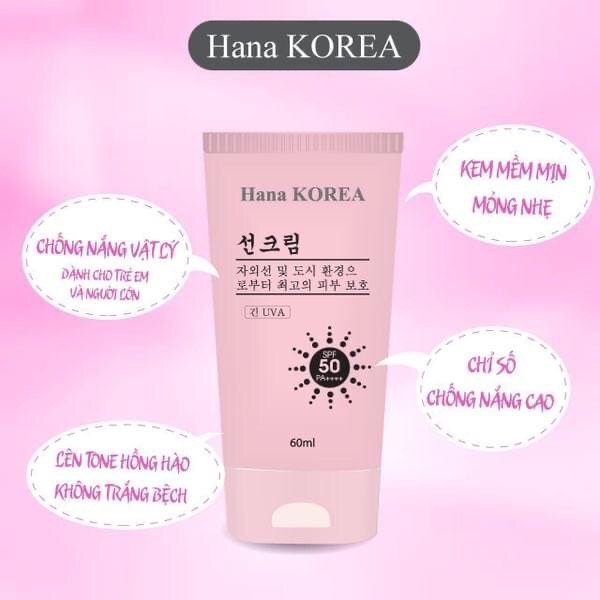 Kem chống nắng Hana Korea