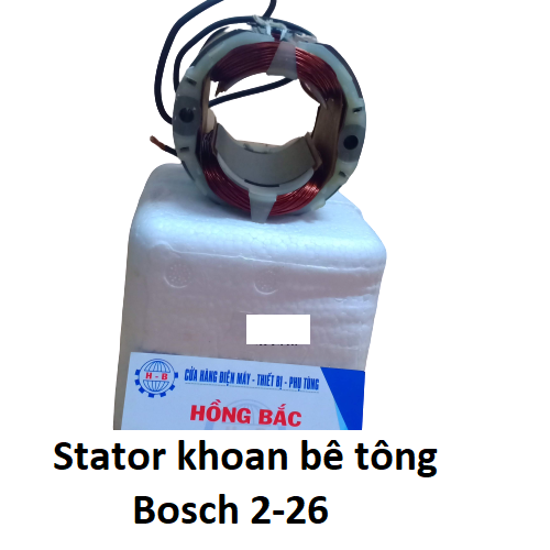 Stator, cuộn điện lắp máy khoan bê tông 2-26RE - Sa khoan 2-26 DCA