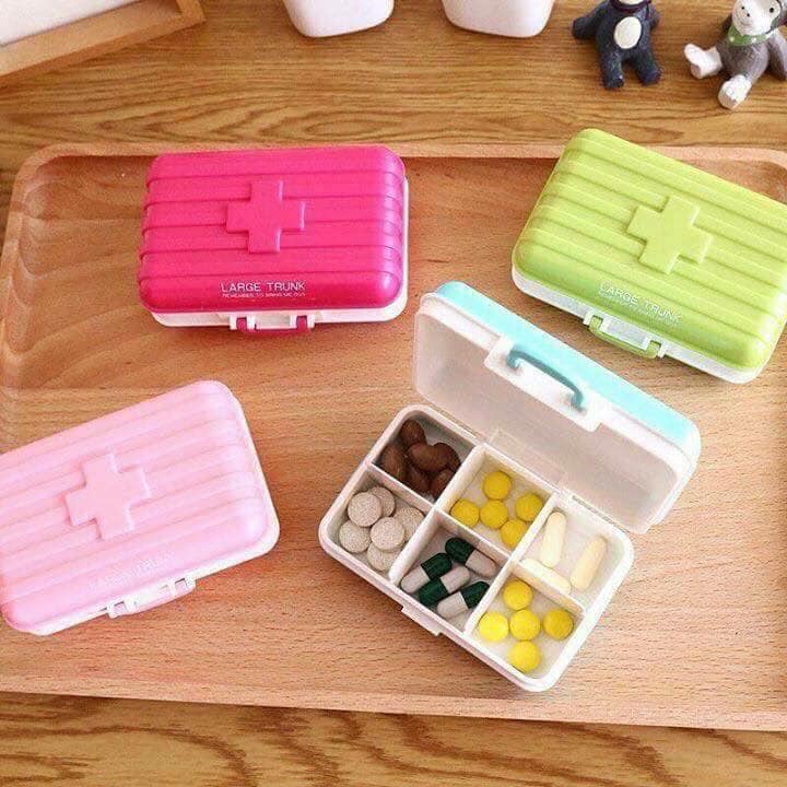Hộp Chia Thuốc Mini Bỏ Túi