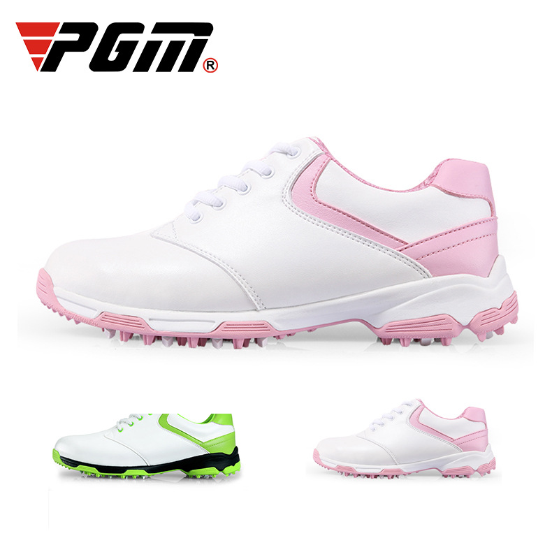 Giày golf nữ PGM XZ051 đế cao su, đinh tán độc đáo