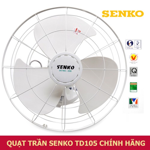 QUẠT TRẦN ĐẢO SENKO TD105