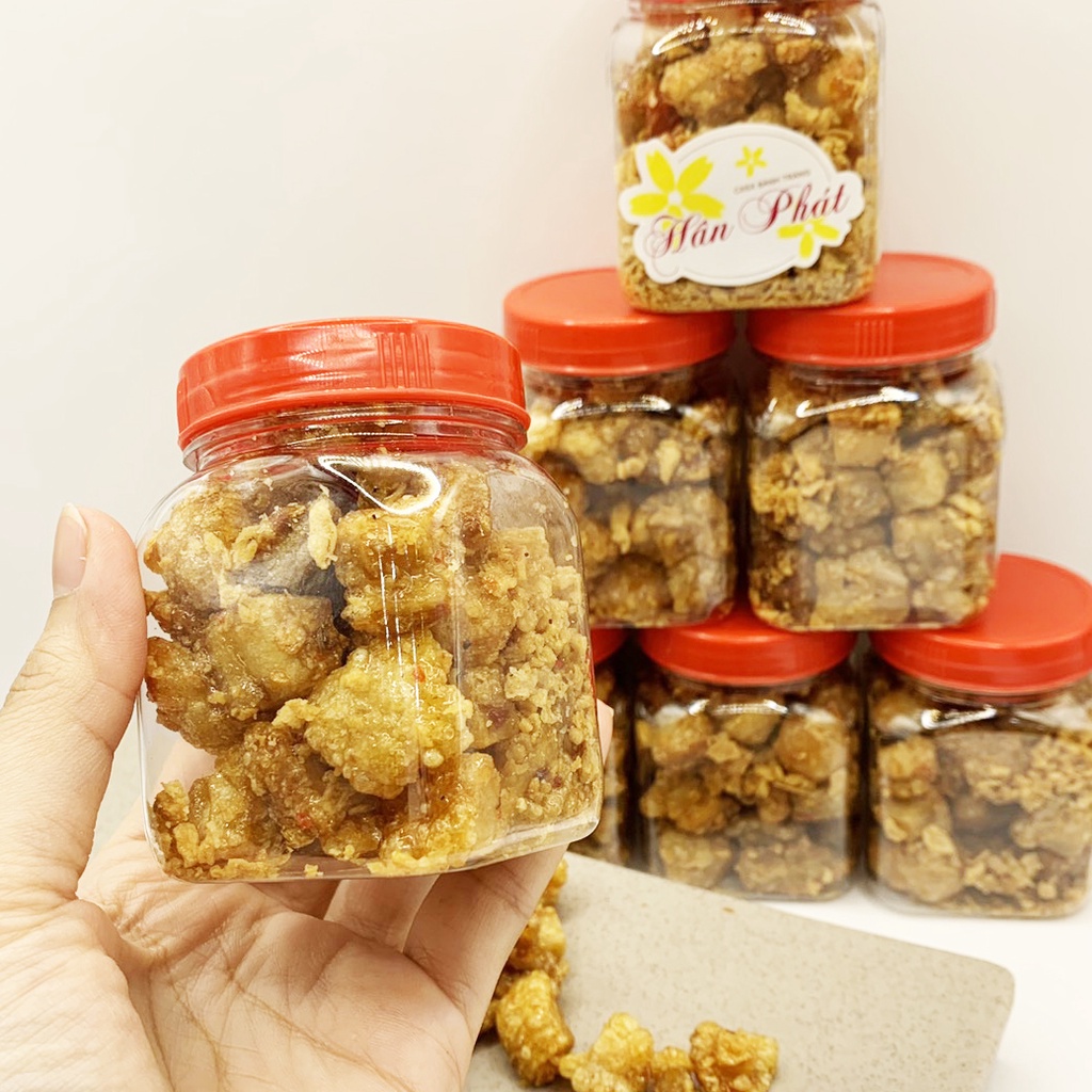 Tóp Mỡ Rim Mắm Tỏi - hủ 70-80gr
