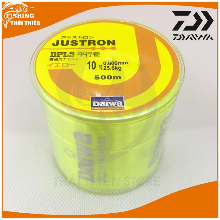 [HCM]Dây cước câu cá Justron vàng (Cuộn đủ 500m)