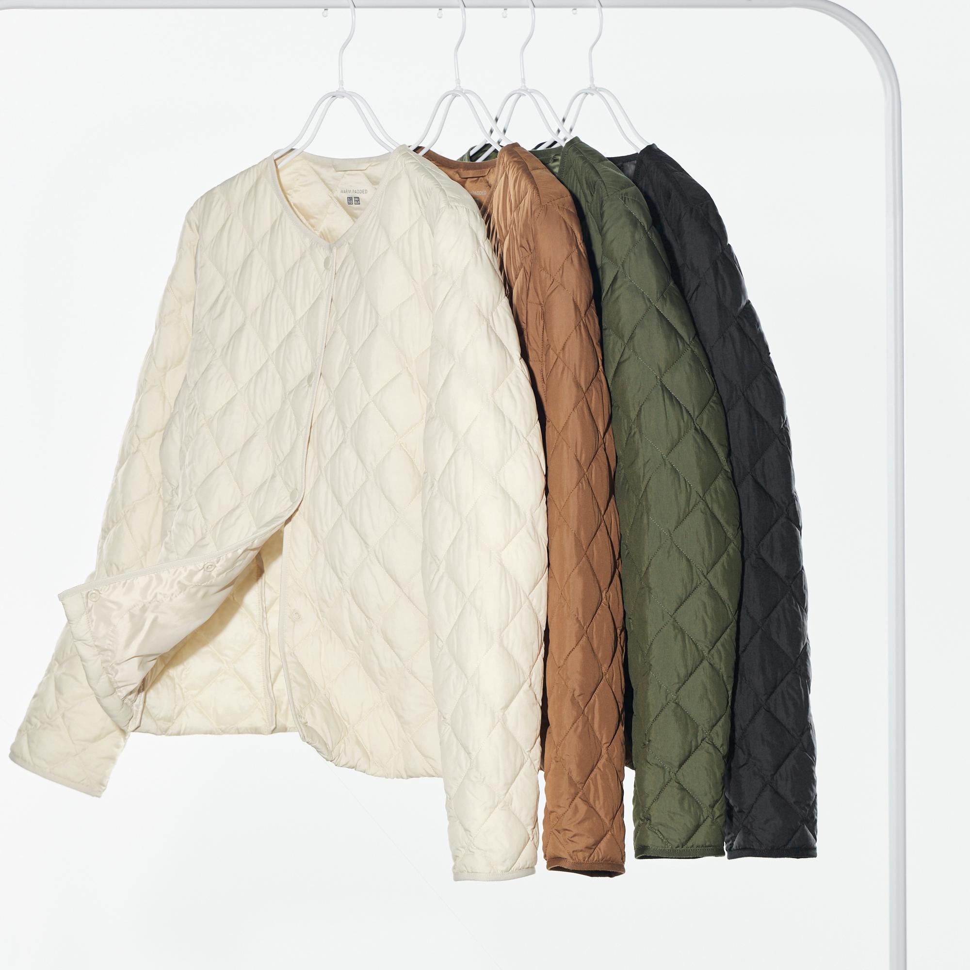 [Auth Uniqlo] Áo Phao Quả Trám Siêu Nhẹ Cổ Tròn Nữ - Tag Nhật