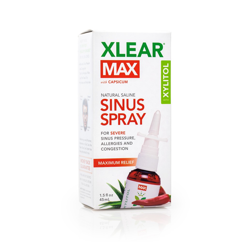 [HCM]Chai xịt mũi XLEAR MAX 45ml - Hỗ trợ điều trị viêm xoang