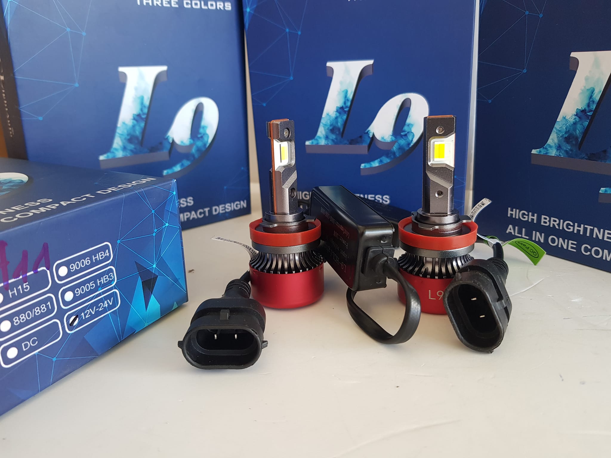 Led L9 3 màu lắp OTO Xe Máy