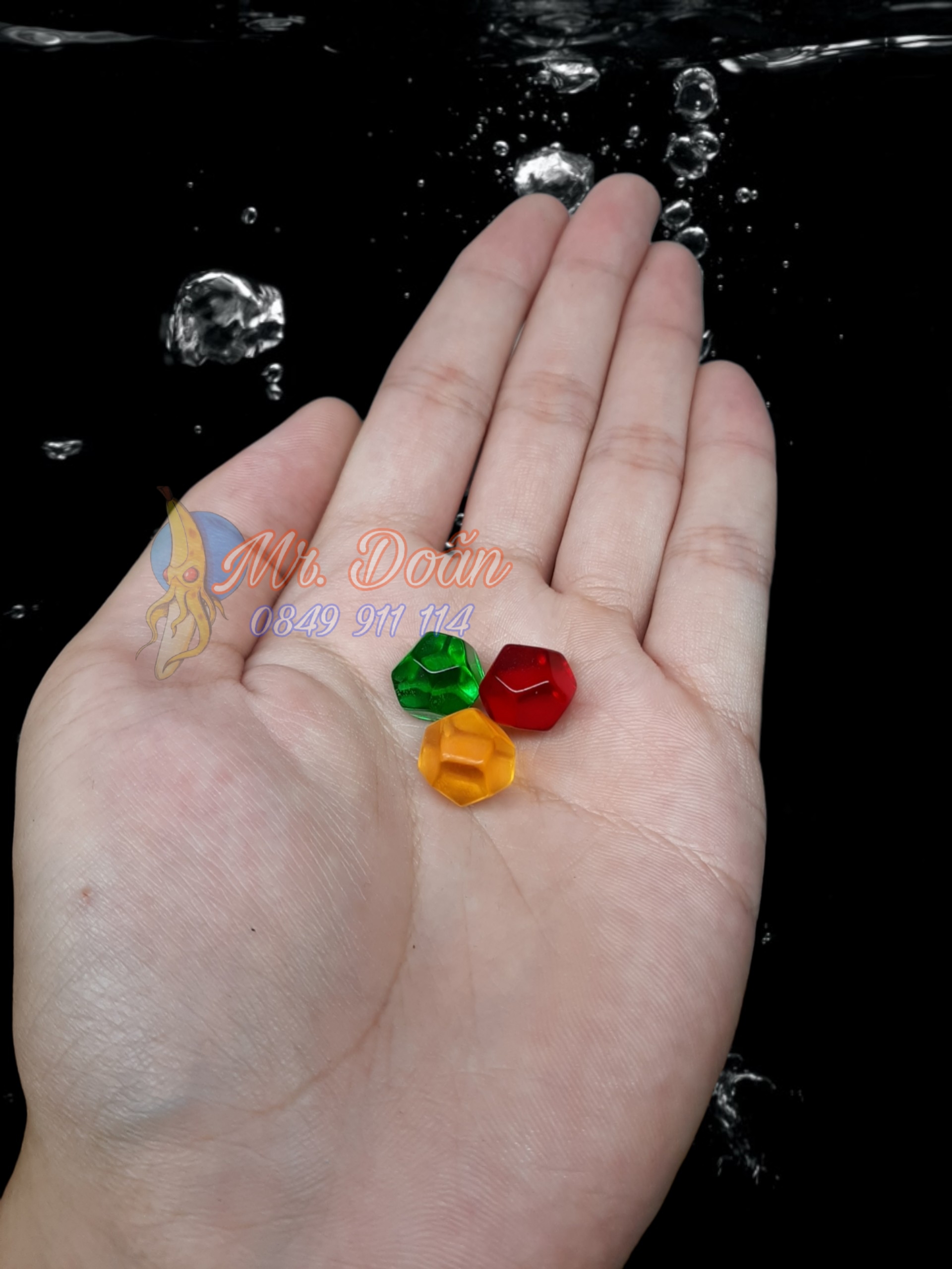 1 Viên Bi-Găm Hạt Lựu (Đa Giác) Nhiều Size