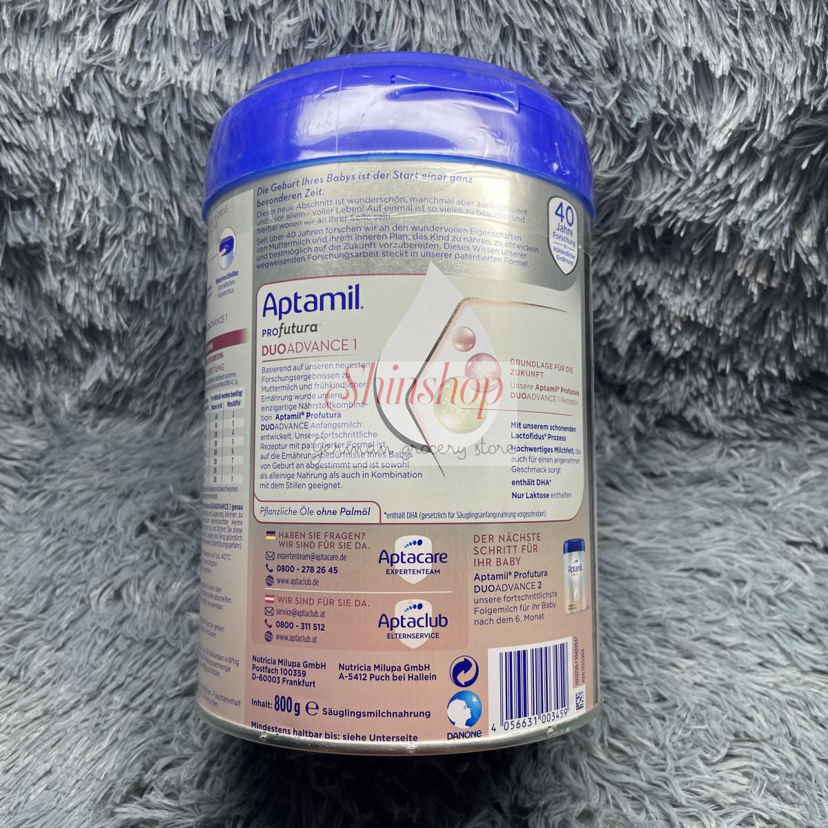 Sữa bột Aptamil Profutura Duo Advance (Ap bạc Đức) -800g