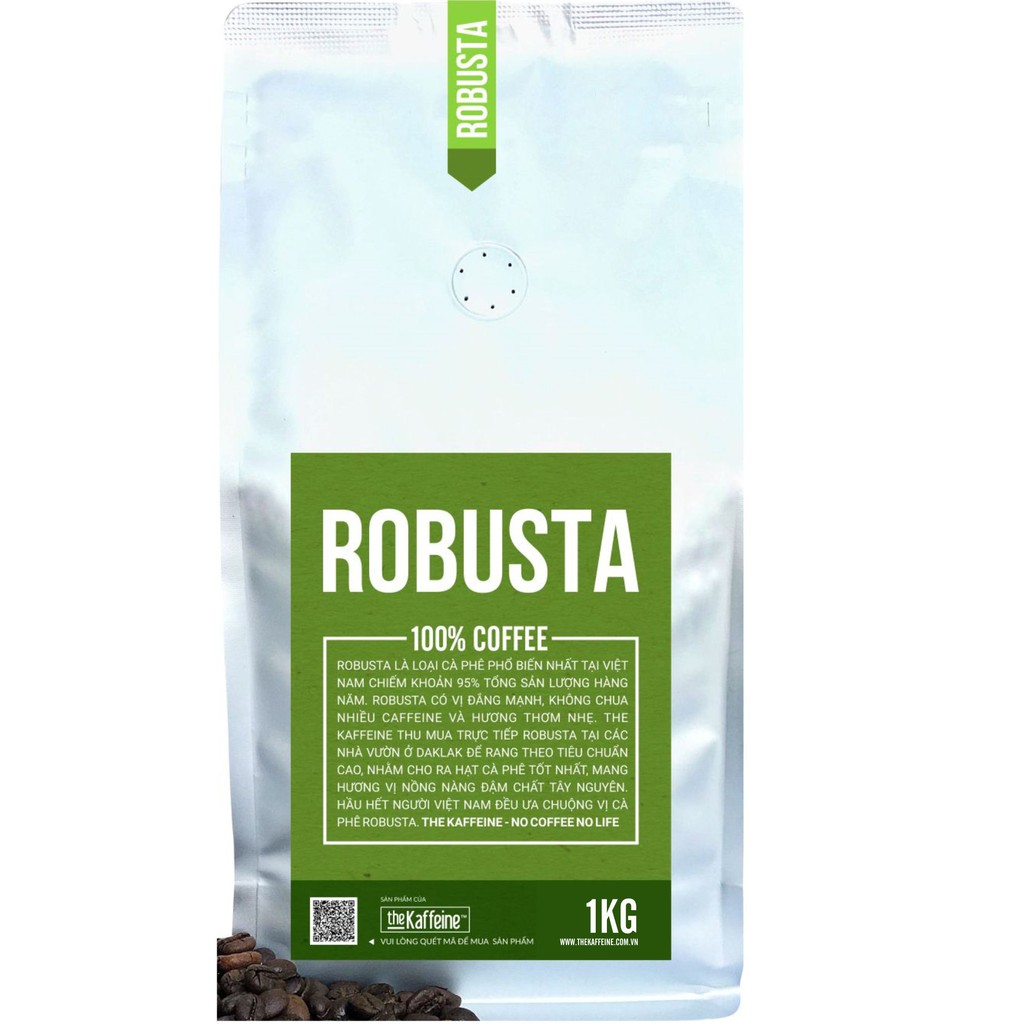 Cà phê Robusta Lâm Hà 1Kg_The Kaffeine Coffee