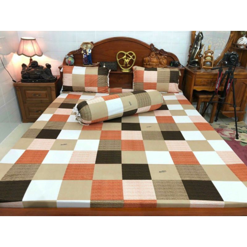 [Giá Xưởng] 1Ga/drap thun lạnh lẻ kẻ [SIÊU MAT-MỀM-MIN] đủ size