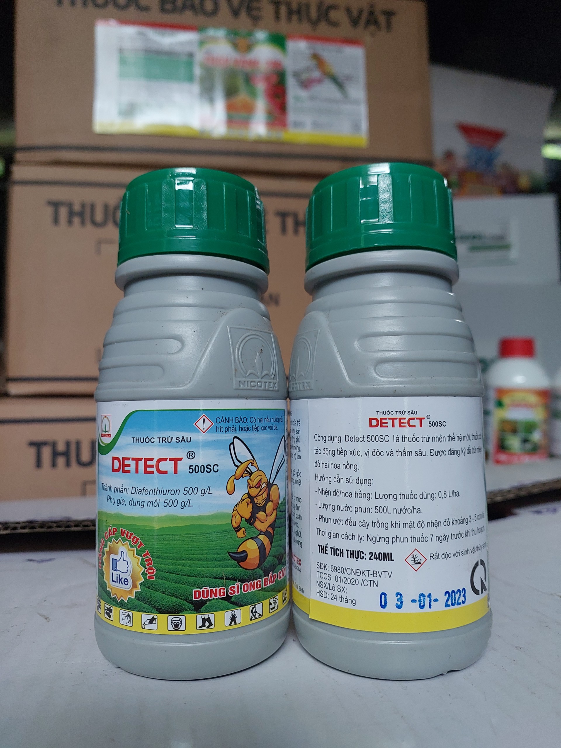 thuốc trừ sâu , nhện  DETECT 500sc 240ml