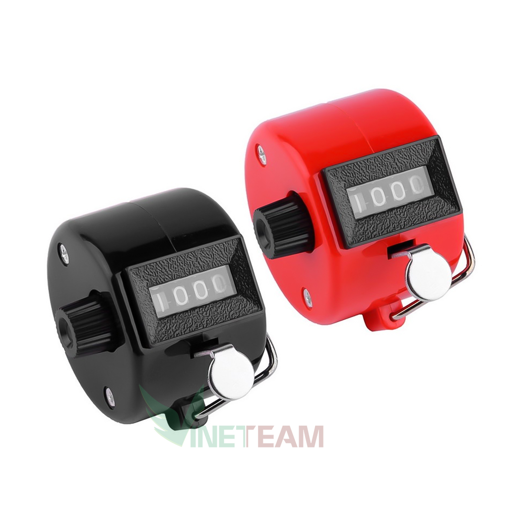 Máy đếm cầm tay 4 số Tally hiển thị kỹ thuật số thiết kế cầm tay nhỏ gọn tiện dụng -dc4700