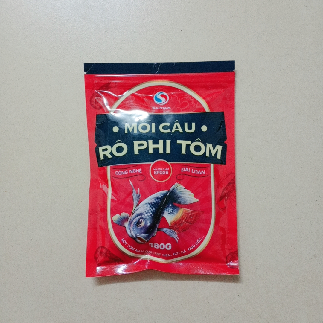 Mồi Câu Rô Phi Tôm Sa Phạm 180gr - Sapham Fishing