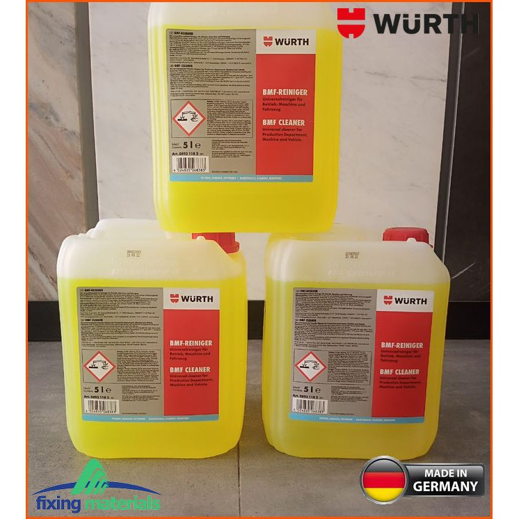 Dung dịch tẩy rửa đa năng WURTH BMF Cleaner- 5L (SX tại Đức)