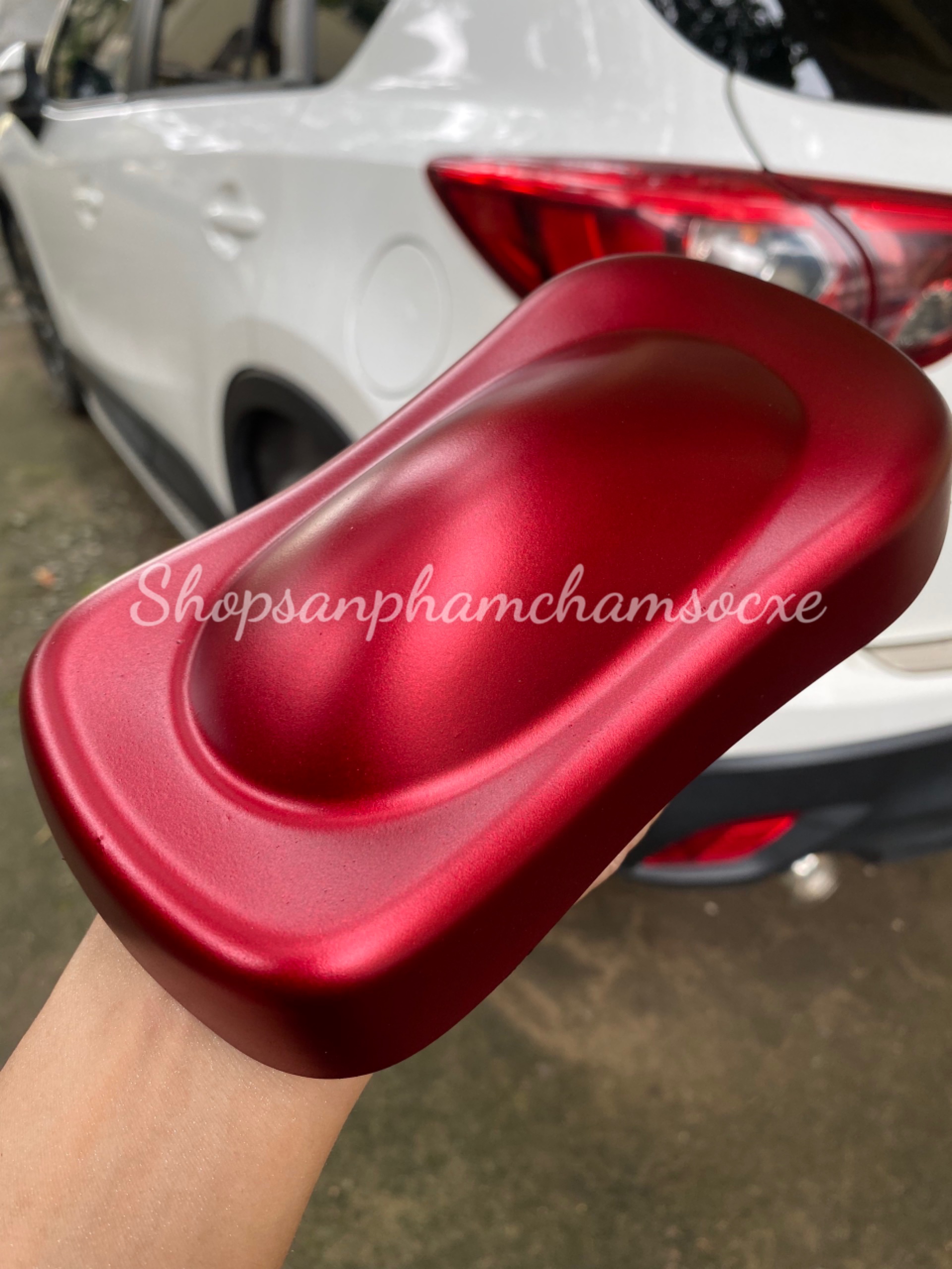 Sơn đỏ cherry mờ - Sơn 2k đóng lon 0.5kg và 1kg