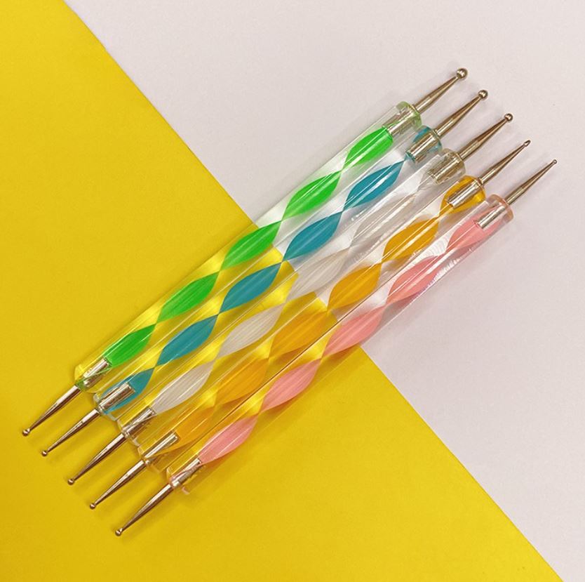 Set 5 cọ chấm bi đủ size