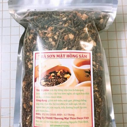 set 3kg trà sơn mật hồng sâm