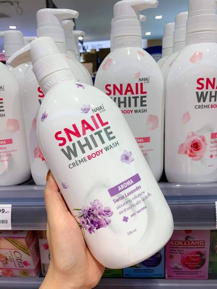 [HCM]Sữa Tắm Snail White Trắng Da Chống Lão Hóa Hương Nước Hoa 500ml