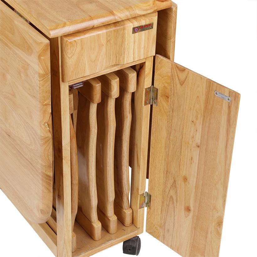 [Trả góp 0%] Bộ Bàn Ăn Xếp Gọn Cao Cấp-OHAHA