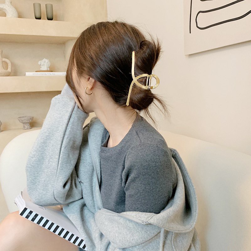 Kẹp Tóc Cặp Tóc Kim Loại Hàn Quốc Dành Cho Nữ