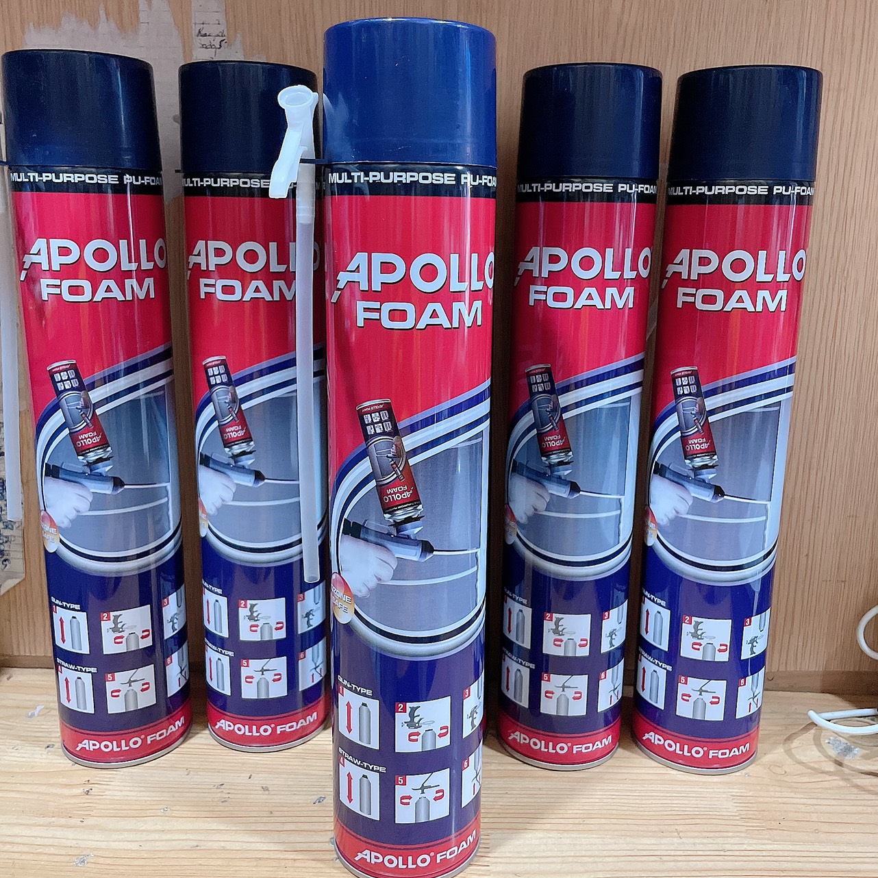 Keo Bọt Nở PU Foam Trám bít khe nứt][Hàng chính hãng Apollo]