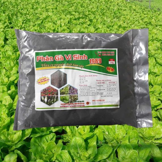 Combo 2kg phân gà vi sinh cây siêu tốt