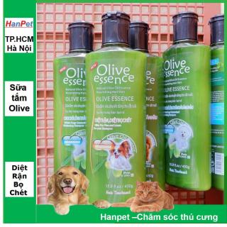 Sữa tắm OLIVE 450ml loại Trị ve rận -Sữa tắm tinh dầu ô liu chó mèo thumbnail