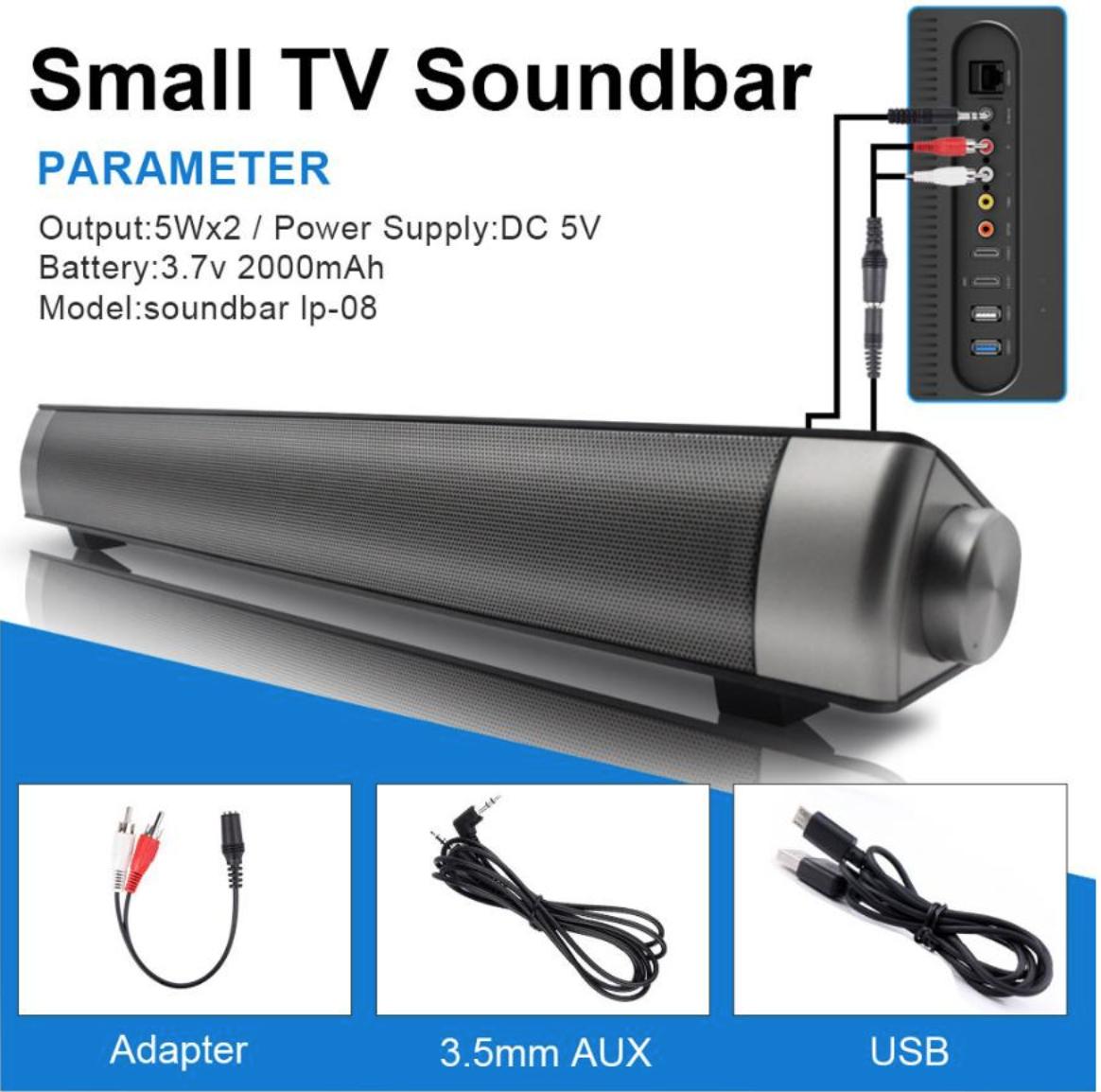 Sound bar Brilliant IP-08 4 loa siêu trầm (Đen)