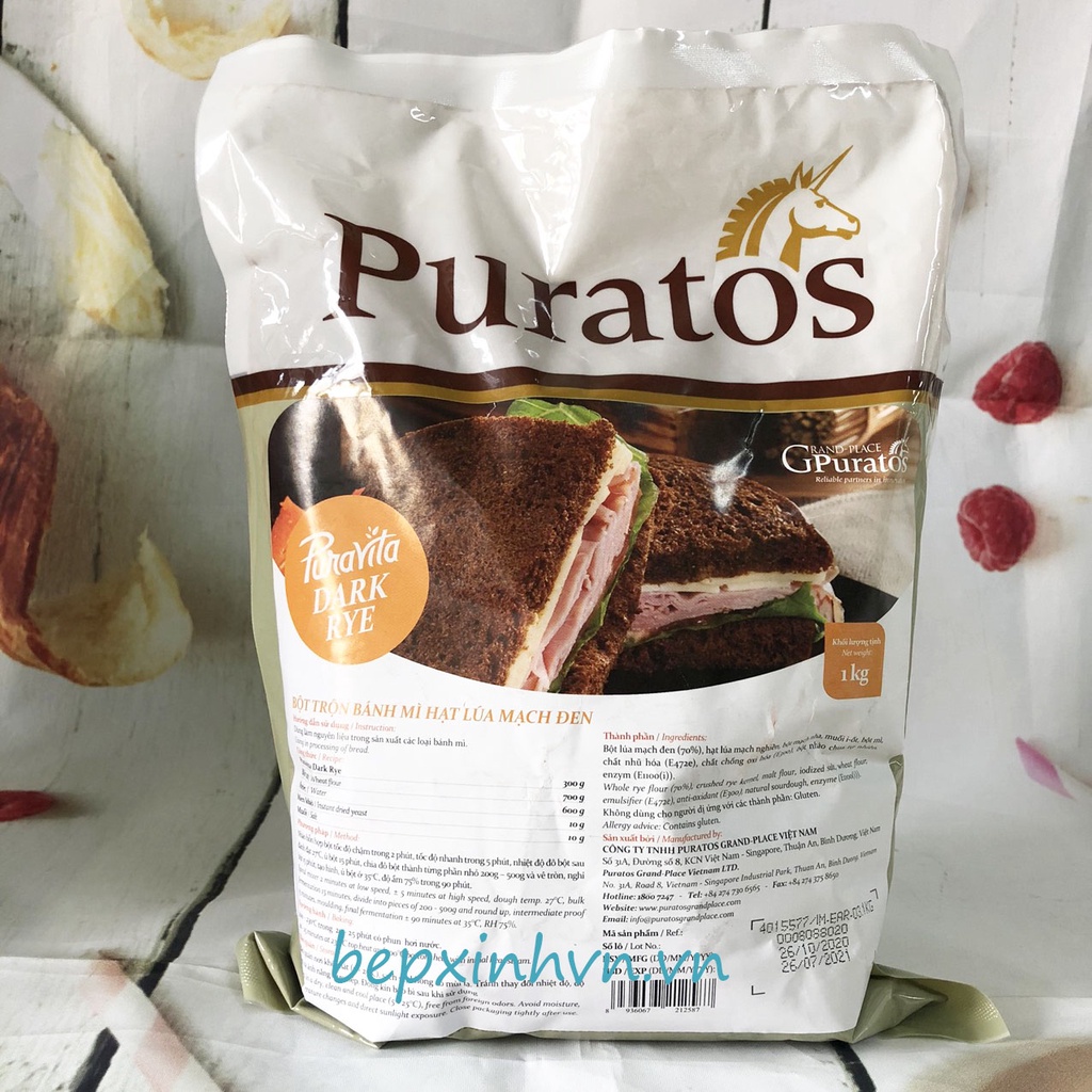 Bột trộn bánh mì lúa mạch đen Puratos