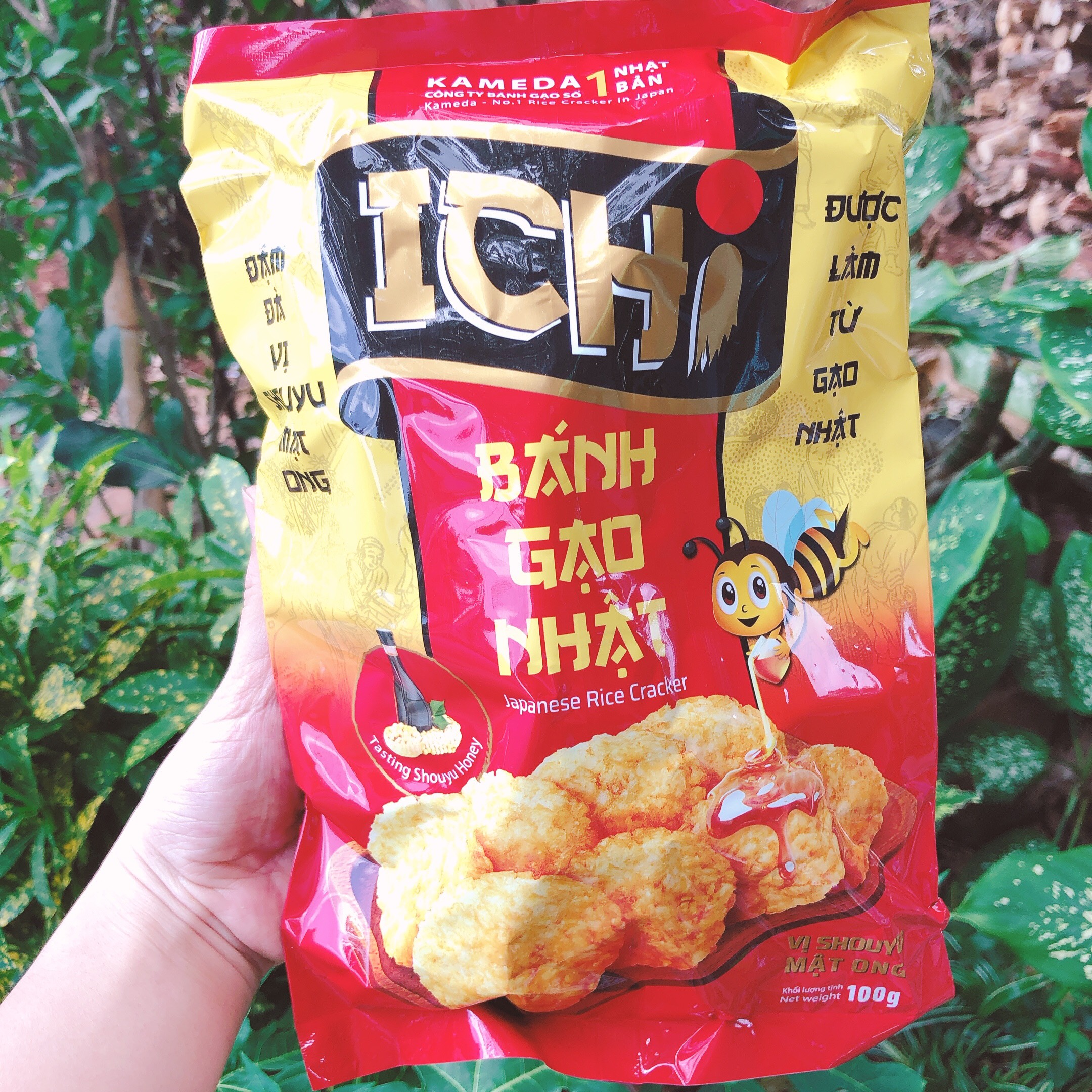 COMBO 3 GÓI BÁNH GẠO ICHI NHẬT 100G/GÓI