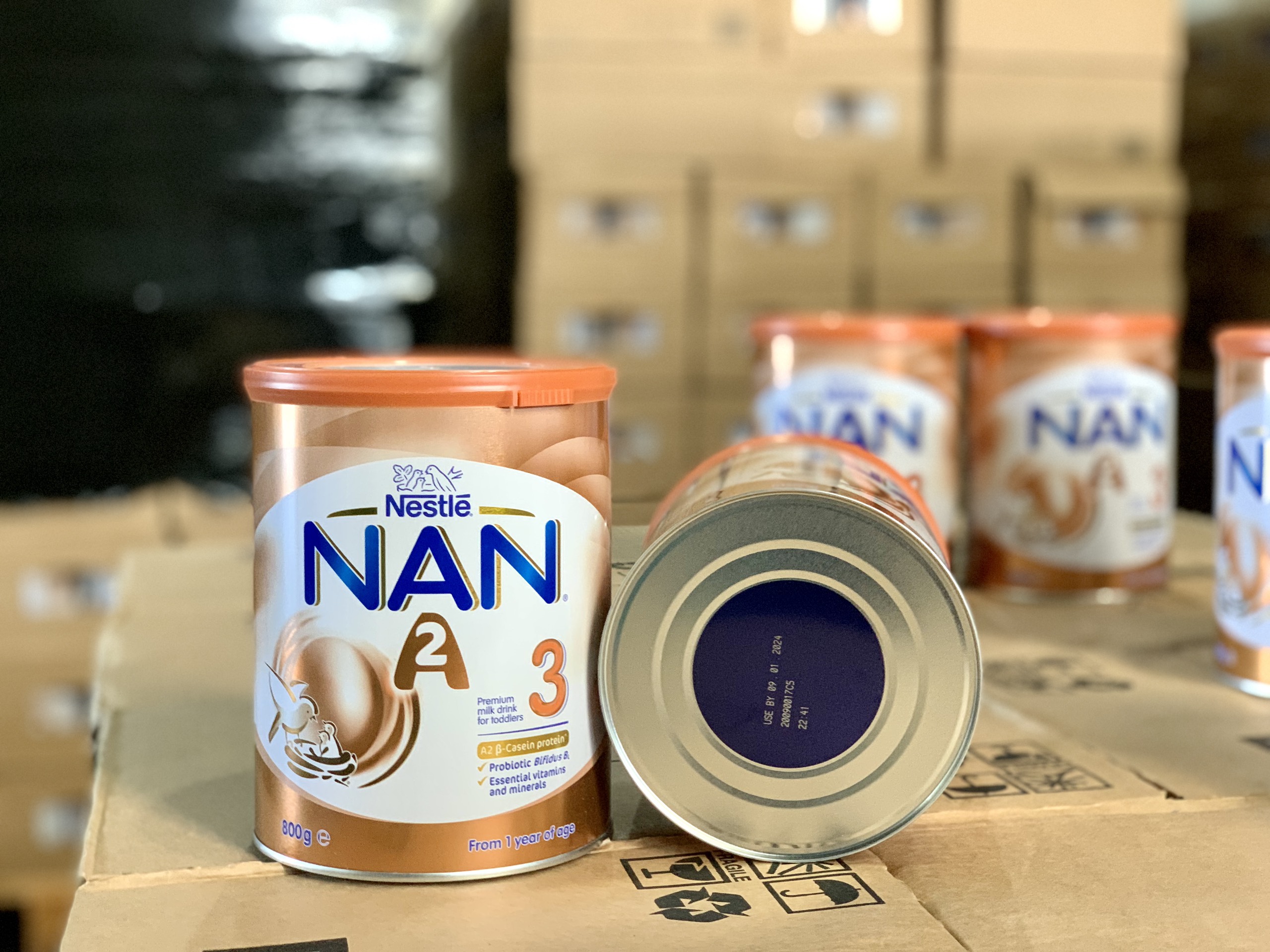 Sữa Nan A2 Úc cho bé - 800gr - đủ số 1-2-3 date xa