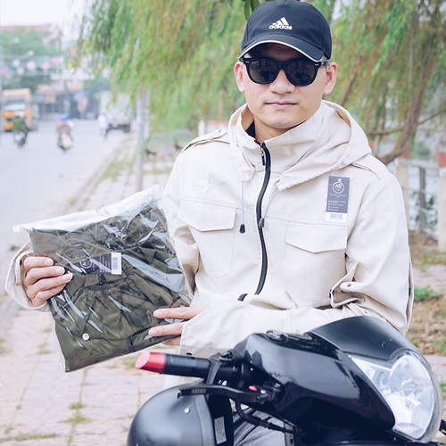 Áo chống nắng Thời trang nam Kojiba áo khoác nam đẹp Vải Kaki chống tia UV cao cấp Có nhiều lỗ thông gió và hút gió thoáng mát
