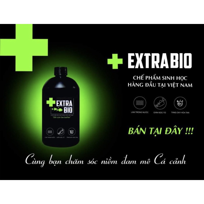 Vi sinh Extra Bio | Dream Pro - extrabio Vi sinh làm trong nước - khử mùi tanh bể cá - bể thuỷ sinh
