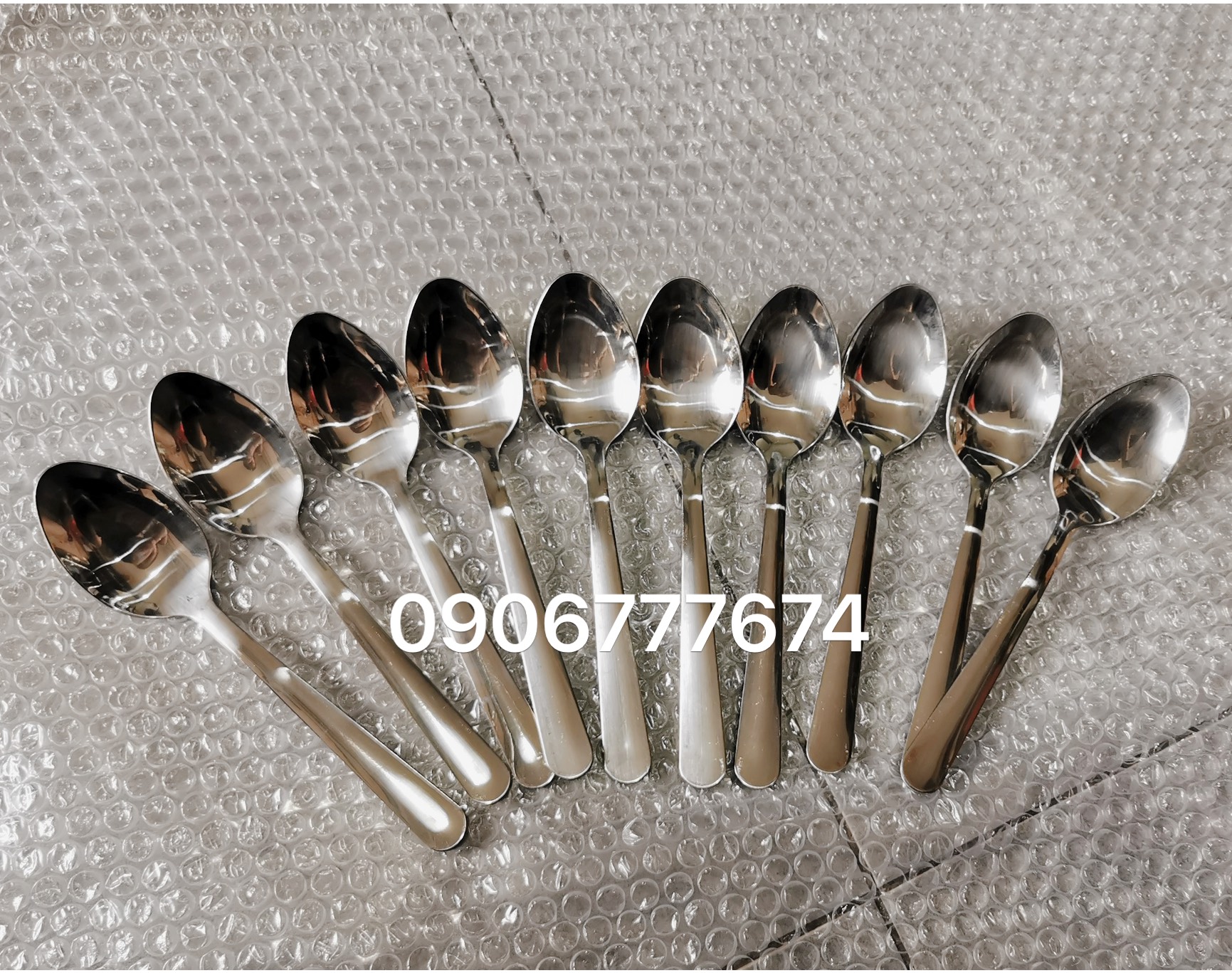 Bộ muỗng cán dài inox loại tốt