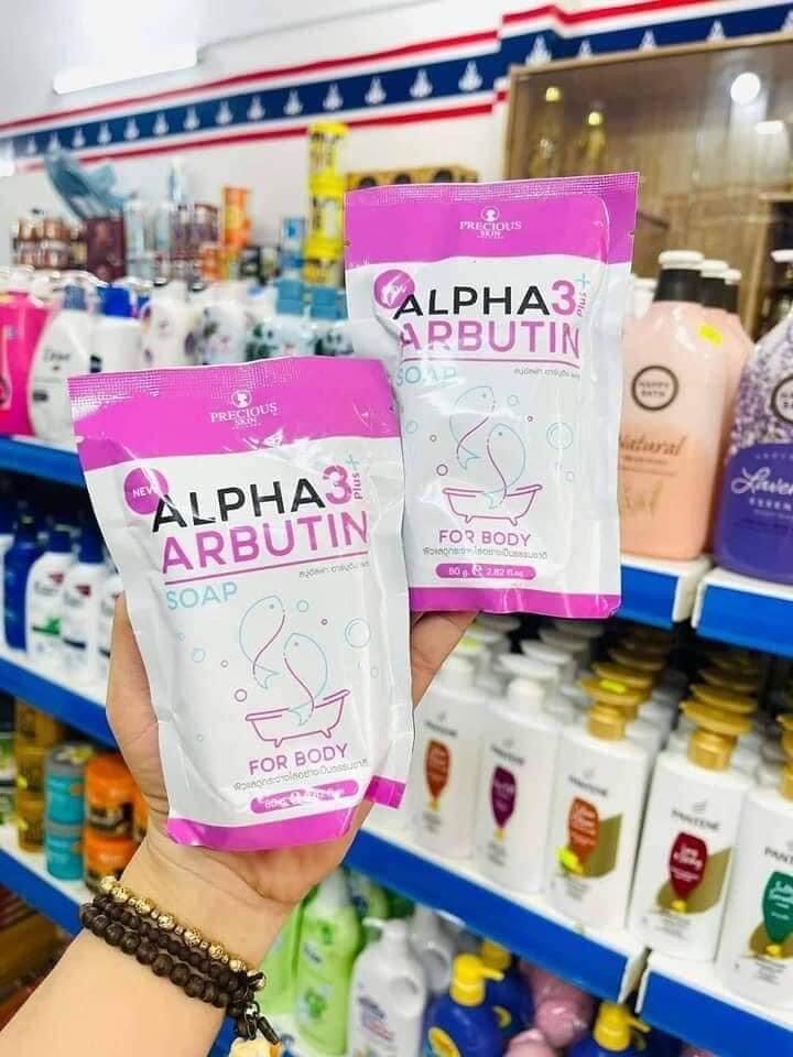 Soap xà phòng kích trắng da alpha arbutin 3plus thái lan