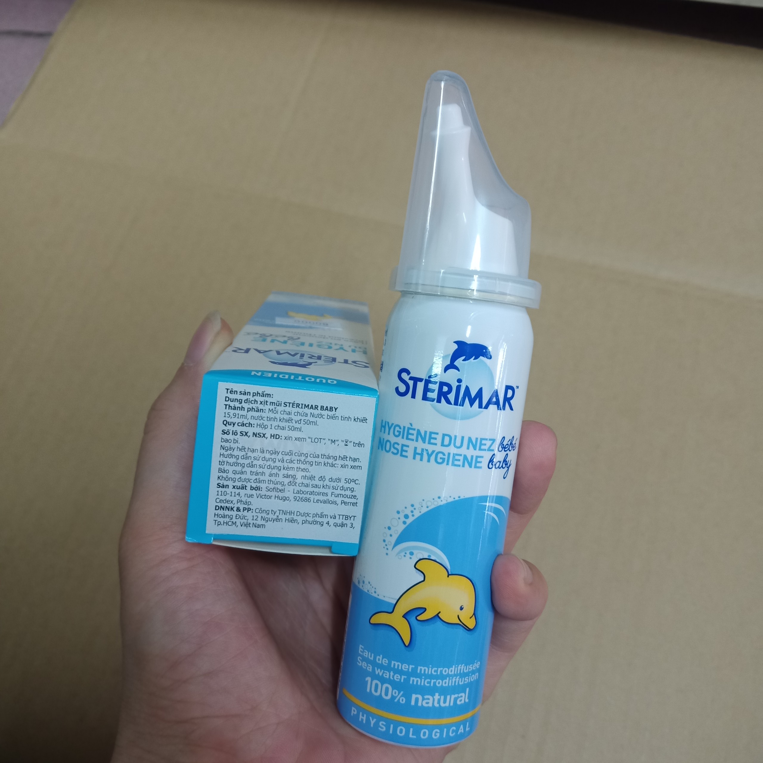 DUNG DỊCH NƯỚC MUỐI XỊT MŨI CHO TRẺ EM STERIMAR (50ML)