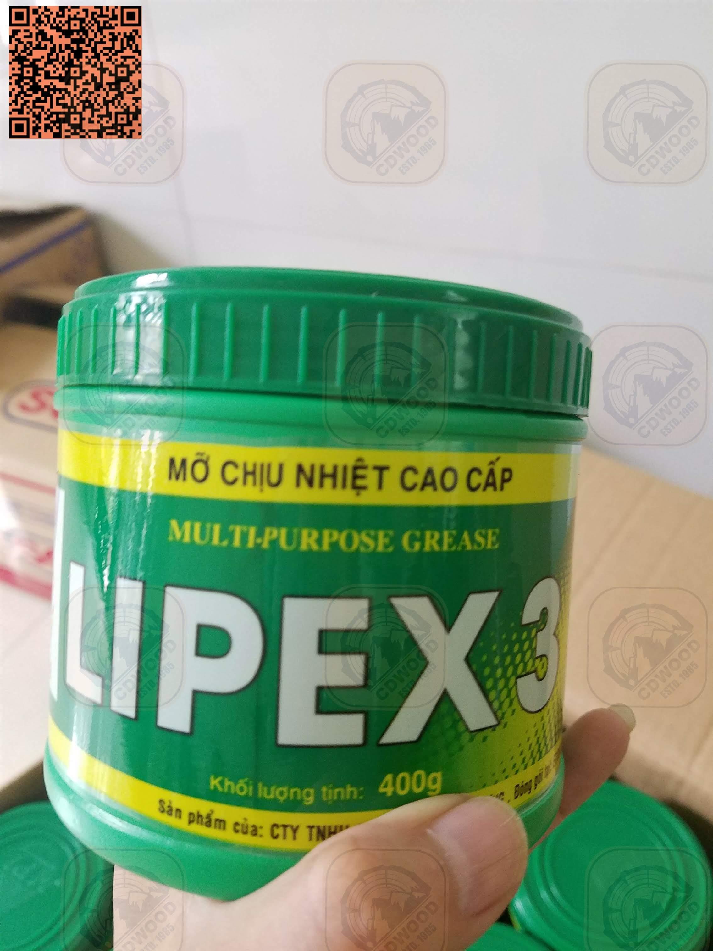 Mỡ bò chịu nhiệt Lipex bịch 1kg