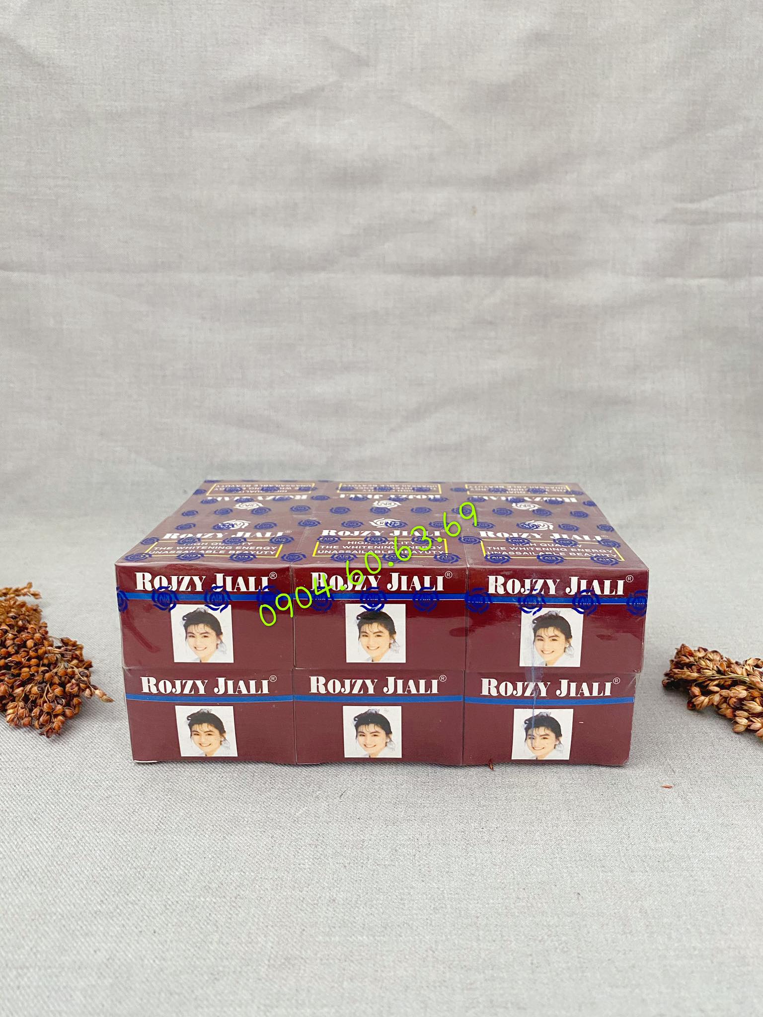 Lố 12 Hộp Kem Nâu ROJZY JIALI Dưỡng Trắng Da LOẠI 1