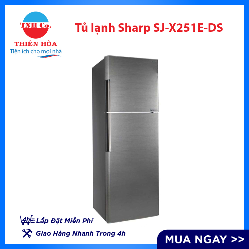 Tủ lạnh Sharp inverter 224 lít SJ-X251E-DS